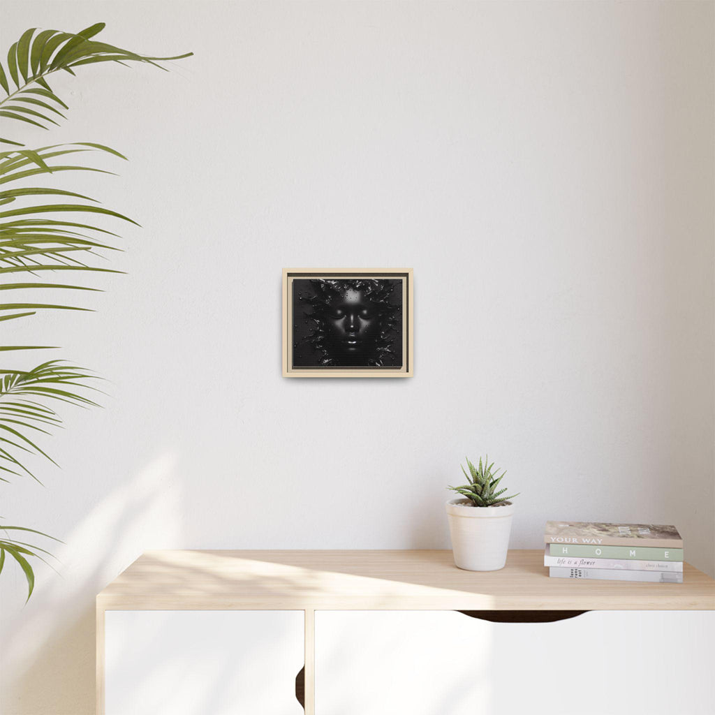 Woman in rest Matte Canvas, Framed (Multi-color)