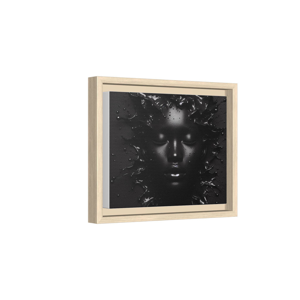 Woman in rest Matte Canvas, Framed (Multi-color)