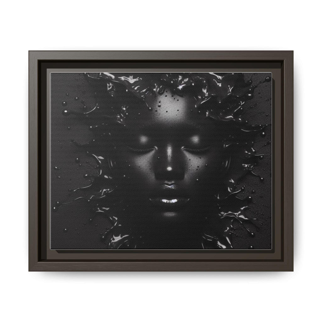 Woman in rest Matte Canvas, Framed (Multi-color)