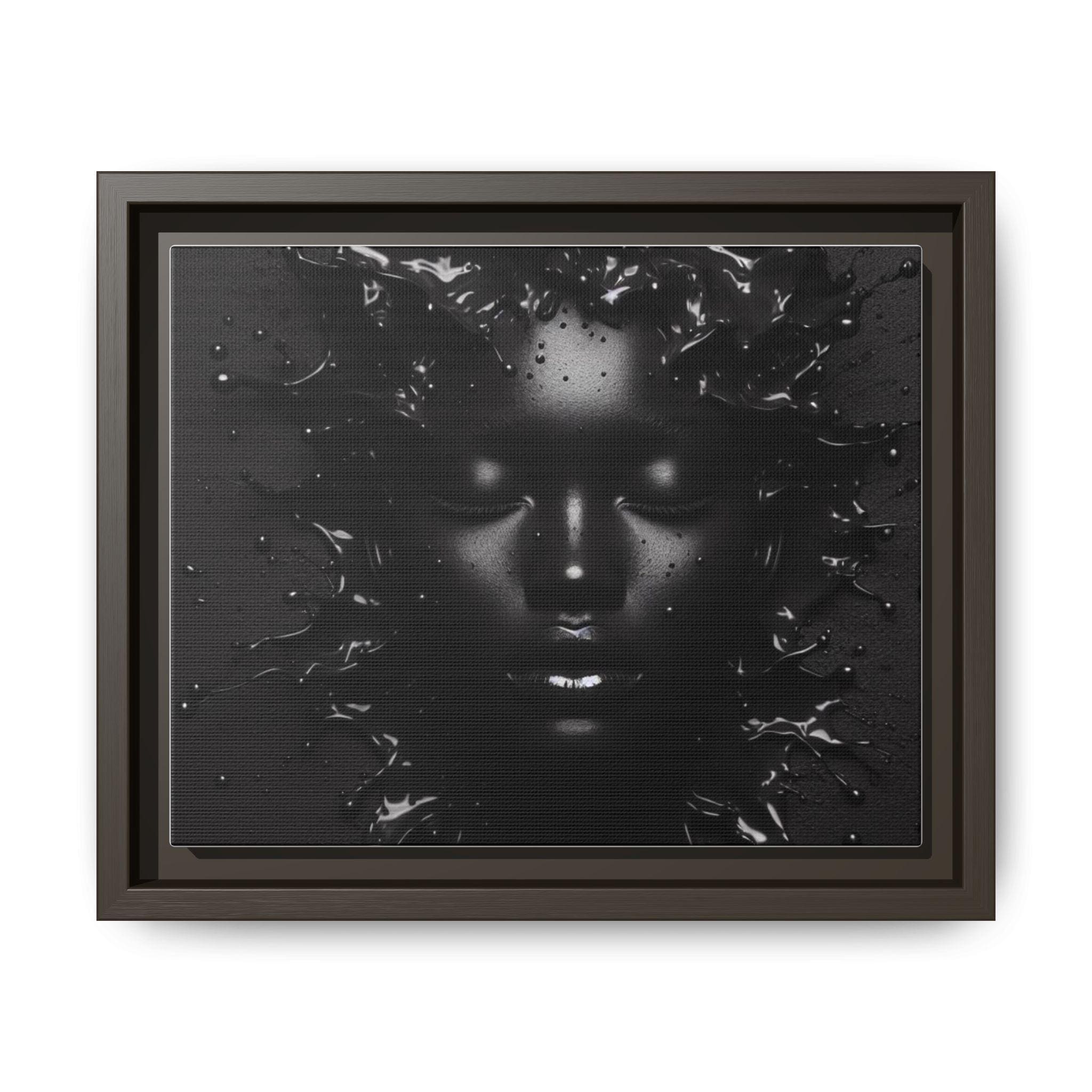 Woman in rest Matte Canvas, Framed (Multi-color)